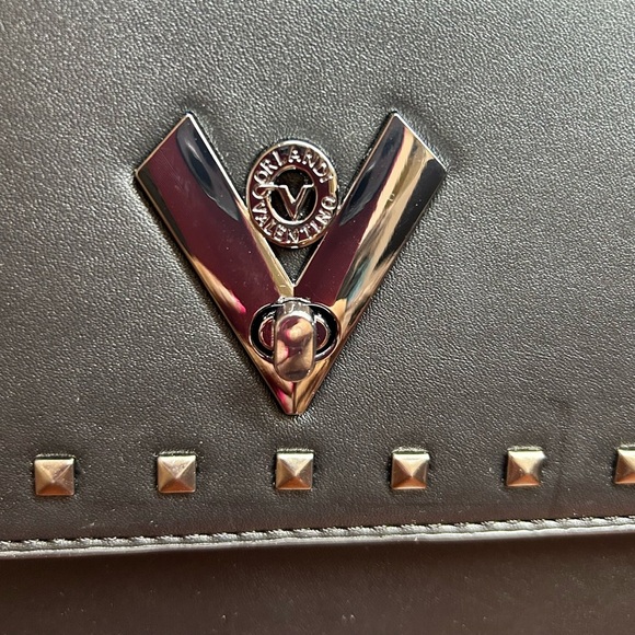 Valentino Orlandi Black Crossbody Bag with Studded Detailing NWT - Picture 6 of 12